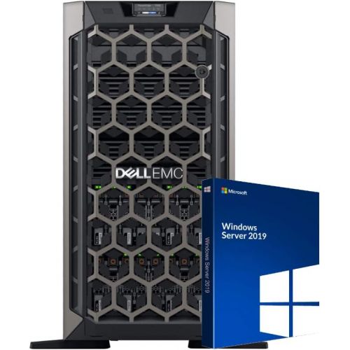  Amazon Renewed Dell PowerEdge T440 Tower Server with 2 Intel Silver 4110 CPUs, 128GB DDR4 RAM, 16TB 12Gb SAS HDDs, RAID, Windows 2019 (Renewed)