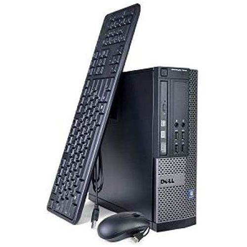  Amazon Renewed Dell Optiplex 7010 SFF Computer Desktop PC (Intel Core i5 3470, 8GB Ram, 500GB, HDD, DVD RW, WiFi Keyboard Mouse) 17in LCD Monitor Brands Vary, Windows 10 (Renewed)