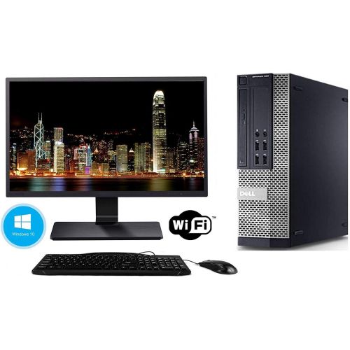  Amazon Renewed Dell Optiplex 7010 SFF Computer Desktop PC (Intel Core i5 3470, 8GB Ram, 500GB, HDD, DVD RW, WiFi Keyboard Mouse) 17in LCD Monitor Brands Vary, Windows 10 (Renewed)