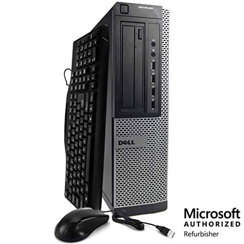  Amazon Renewed Dell Optiplex 9010 Desktop Computer, Intel Core i5 3.2 GHz, 16 GB RAM, 1 TB SATA HDD, Keyboard & Mouse, Wi Fi, HDMI, DVD ROM, Windows 10 Professional, (Renewed)