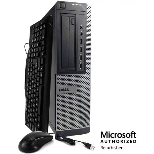  Amazon Renewed Dell Optiplex 9010 Desktop Computer, Intel Core i5 3.2 GHz, 16 GB RAM, 1 TB SATA HDD, Keyboard & Mouse, Wi Fi, HDMI, DVD ROM, Windows 10 Professional, (Renewed)