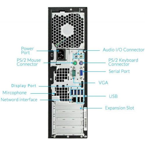  Amazon Renewed Dell Optiplex 7010 Desktop Computer Tower PC (Intel Core i5 3470, 8GB Ram, 256GB SSD, DVD RW, WiFi, Keyboard Mouse) Windows 10 (Renewed)