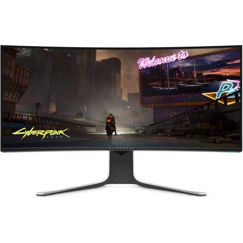  Amazon Renewed Alienware NEW Curved 34 Inch WQHD 3440 X 1440 120Hz, NVIDIA G SYNC, IPS LED Edgelight, Monitor Lunar Light, AW3420DW (Renewed)