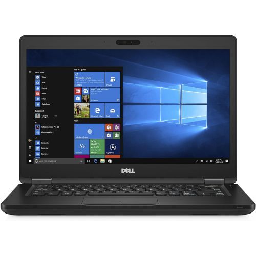  Amazon Renewed Dell Latitude E5480 14in HDF Intel Core i5 7200U, 8GB RAM, 256GB SSD, Black Windows 10 Professional (Renewed)