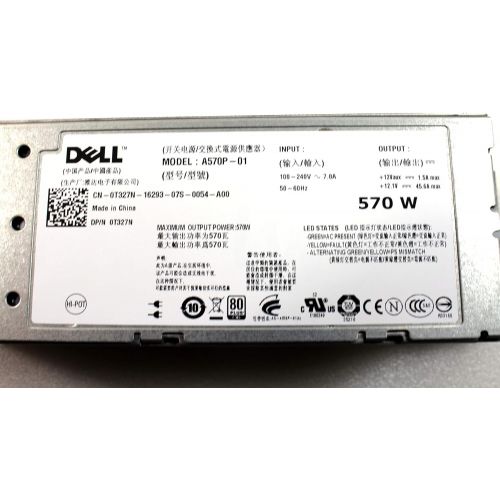  Amazon Renewed Dell T327N 570 watt PSU for R710 Renewed