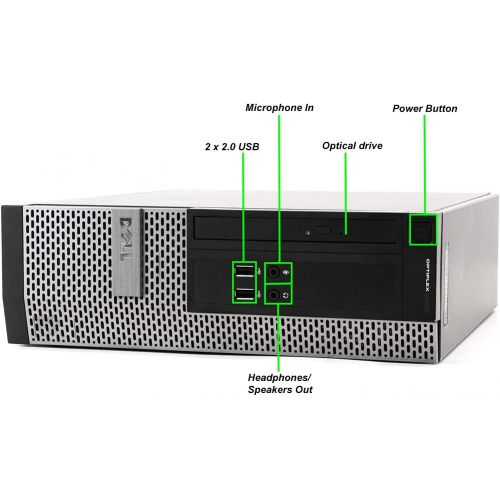  Amazon Renewed Dell OptiPlex 3020 SFF Computer Desktop PC, Intel Core i5 Processor, 8GB Ram, 500 GB Hard Drive, New Dell 24 LCD Monitor,Wireless Keyboard & Mouse,Wi Fi & Bluetooth, Win 10 Pro (Re