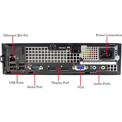  Amazon Renewed Dell OptiPlex 7010 USFF Computer Desktop PC, Intel i5 3.2GHz, 8GB Ram, 120GB SSD Drive, WiFi & Bluetooth, Wireless Keyboard and Mouse, 19 Inch FHD Monitor, Webcam, Windows 10 (Rene