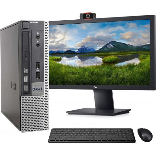  Amazon Renewed Dell OptiPlex 7010 USFF Computer Desktop PC, Intel i5 3.2GHz, 8GB Ram, 120GB SSD Drive, WiFi & Bluetooth, Wireless Keyboard and Mouse, 19 Inch FHD Monitor, Webcam, Windows 10 (Rene