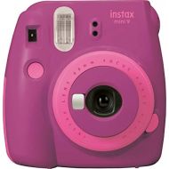 Amazon Renewed Fujifilm Instax Mini 9 Instant Camera - Purple/Pink (Renewed)