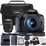 Amazon Renewed Canon EOS Rebel T7 DSLR Camera with 18-55mm Lens Starter Bundle + Includes: EOS Bag + Sandisk Ultra 64GB Card + Clean and Care Kit + More (Renewed)