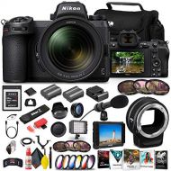 Amazon Renewed Nikon Z 7II Mirrorless Digital Camera 45.7MP with 24-70mm Lens (1656) + FTZ Mount + 4K Monitor + 64GB XQD Card + Pro Mic + EN-EL15c + Corel Software + Case + More - International M