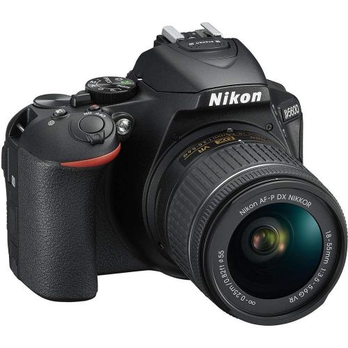  Amazon Renewed Nikon D5600 DSLR Camera with 18-55mm Lens (1576) + 4K Monitor + Pro Headphones + Pro Mic + 2 x 64GB Cards + Case + Corel Software + Tripod + 3 x EN-EL14A Battery + More (Internatio