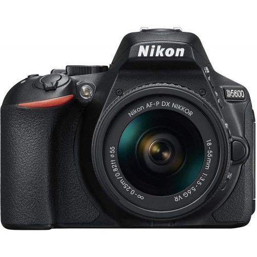  Amazon Renewed Nikon D5600 DSLR Camera with 18-55mm Lens (1576) + 4K Monitor + Pro Headphones + Pro Mic + 2 x 64GB Cards + Case + Corel Software + Tripod + 3 x EN-EL14A Battery + More (Internatio