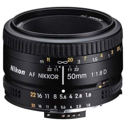  Amazon Renewed Nikon 2137 50mm f/1.8D Auto Focus Nikkor Lens for Nikon Digital SLR Cameras (Renewed)