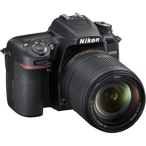  Amazon Renewed Nikon D7500 DSLR Camera with 18-140mm Lens (1582) + 4K Monitor + Pro Headphones + Pro Mic + 2 x 64GB Memory Card + Case + Corel Photo Software + Pro Tripod + 3 x EN-EL 15 Battery +