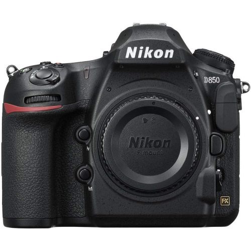  Amazon Renewed Nikon D850 DSLR Camera (Body Only) (1585) + 64GB Memory Card + Case + Corel Photo Software + EN-EL 15 Battery + HDMI Cable + Cleaning Set + Flex Tripod + More (International Model)