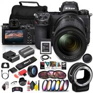 Amazon Renewed Nikon Z 6II Mirrorless Digital Camera 24.5 MP with 24-70mm Lens (1663) + FTZ Mount + 64GB XQD Card + Corel Software + Case + Filter Kit + Color Filter Kit + More - International Mo