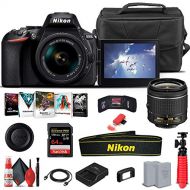 Amazon Renewed Nikon D5600 DSLR Camera with 18-55mm Lens (1576) + 64GB Card + Case + Corel Photo Software + EN-EL14A Battery + HDMI Cable + Cleaning Set + Flex Tripod + Memory Wallet (Internation