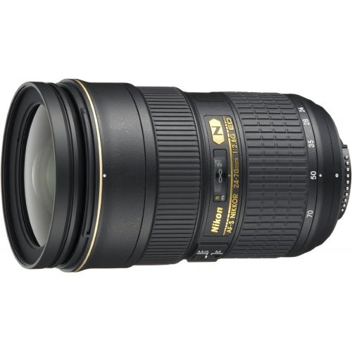  Amazon Renewed Nikon AF-S FX NIKKOR 24-70mm f/2.8G ED Zoom Lens with Auto Focus for Nikon DSLR Cameras (Renewed)