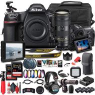 Amazon Renewed Nikon D850 DSLR Camera (Body Only) (1585) + Nikon 70-200mm VR Lens + 4K Monitor + Headphones + Pro Mic + 2 x 64GB Memory Card + Case + Corel Software + Tripod + More (International