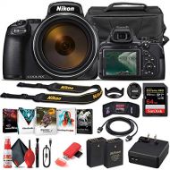 Amazon Renewed Nikon COOLPIX P1000 Digital Camera (26522) + 64GB Memory Card + Case + Corel Photo Software + EN-EL 20 Battery + Card Reader + HDMI Cable + Deluxe Cleaning Set + Flex Tripod + Memo