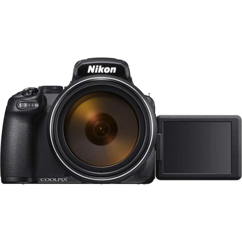  Amazon Renewed Nikon COOLPIX P1000 Digital Camera (26522) + 64GB Memory Card + Case + Corel Photo Software + EN-EL 20 Battery + Card Reader + HDMI Cable + Deluxe Cleaning Set + Flex Tripod + Memo