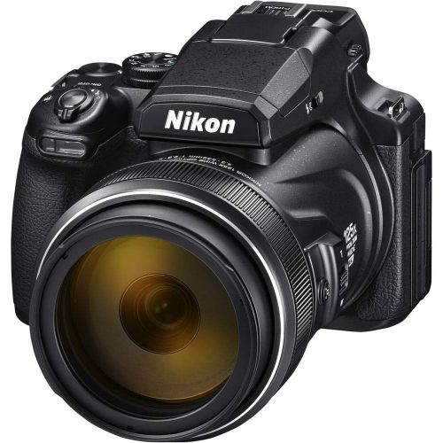  Amazon Renewed Nikon COOLPIX P1000 Digital Camera (26522) + 64GB Memory Card + Case + Corel Photo Software + EN-EL 20 Battery + Card Reader + HDMI Cable + Deluxe Cleaning Set + Flex Tripod + Memo