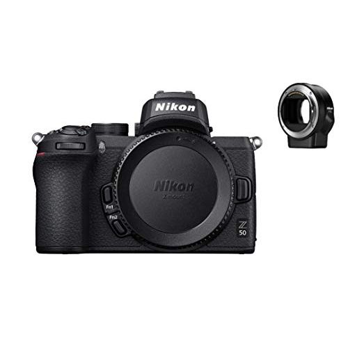  Amazon Renewed Nikon Z50 + FTZ Mirrorless Camera Kit VOA050K003 (Renewed)