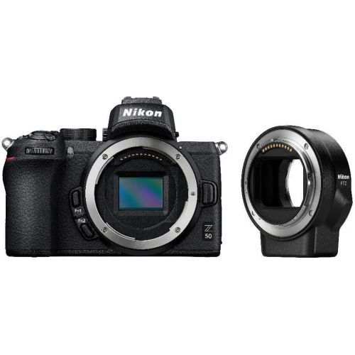  Amazon Renewed Nikon Z50 + FTZ Mirrorless Camera Kit VOA050K003 (Renewed)