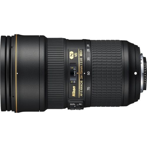  Amazon Renewed Nikon AF-S FX NIKKOR 24-70mm f/2.8E ED Vibration Reduction Zoom Lens with Auto Focus for Nikon DSLR Cameras (Renewed)