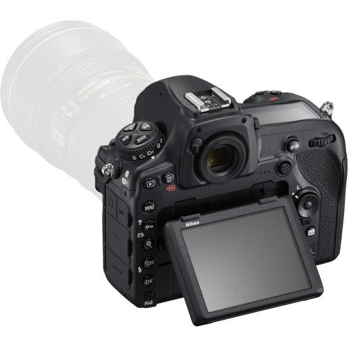  Amazon Renewed Nikon D850 DSLR Camera (Body Only) (1585) + 64GB Memory Card + Case + Corel Software + 2 x EN-EL 15 Battery + LED Light + HDMI Cable + Cleaning Set + Flex Tripod + More (Internatio