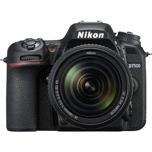  Amazon Renewed Nikon D7500 DSLR Camera with 18-140mm Lens (1582) + 64GB Memory Card + Case + Corel Photo Software + EN-EL 15 Battery + Card Reader + HDMI Cable + Cleaning Set + Flex Tripod + Memo
