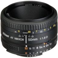 Amazon Renewed Nikon AF FX NIKKOR 50mm f/1.8D Lens with Auto Focus for Nikon DSLR Cameras (Renewed)