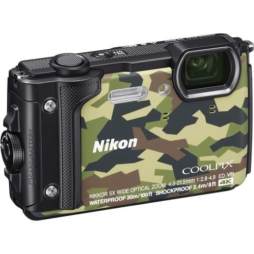  Amazon Renewed Nikon digital camera COOLPIX W300 GR COOLPIX camouflage waterproof(Japan Import-No Warranty) (Renewed)
