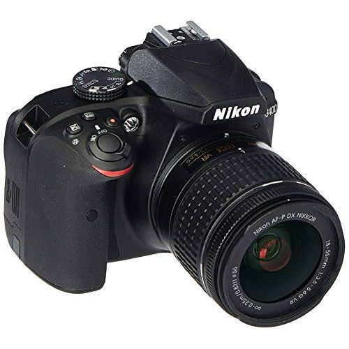  Amazon Renewed Nikon D3400 Digital SLR Camera & 18-55mm VR DX AF-P Zoom Lens (Black) - (Renewed)