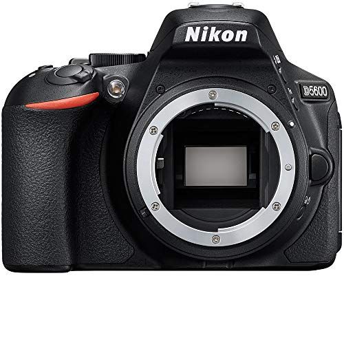  Amazon Renewed Nikon D5600 24 MP DX-Format Full HD 1080p Digital SLR Camera Body 1575B - Black (Renewed)