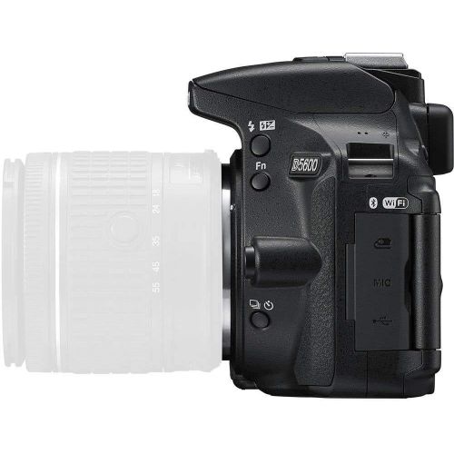  Amazon Renewed Nikon D5600 24 MP DX-Format Full HD 1080p Digital SLR Camera Body 1575B - Black (Renewed)