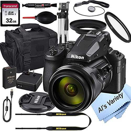  Amazon Renewed Nikon intl Nikon COOLPIX P950 Digital Camera+ 32GB Card, Tripod, Case, and More (17pc Bundle) (Renewed)