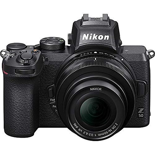  Amazon Renewed Nikon Z50 DX-Format Mirrorless Camera Body with NIKKOR Z DX 16-50mm f/3.5-6.3 VR Lens - 1633B (Renewed)