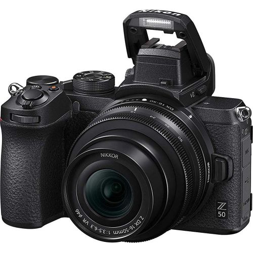  Amazon Renewed Nikon Z50 DX-Format Mirrorless Camera Body with NIKKOR Z DX 16-50mm f/3.5-6.3 VR Lens - 1633B (Renewed)