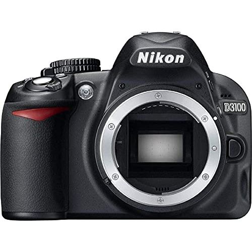  Amazon Renewed Nikon D3100 14.2MP DX-Format DSLR Digital Camera (Body Only) (25470B) - (Black) - (Renewed)