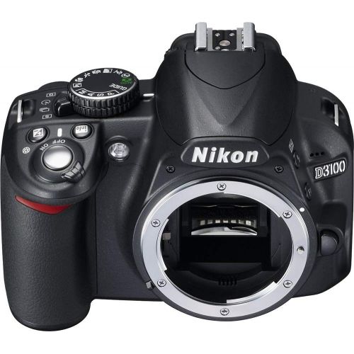  Amazon Renewed Nikon D3100 14.2MP DX-Format DSLR Digital Camera (Body Only) (25470B) - (Black) - (Renewed)