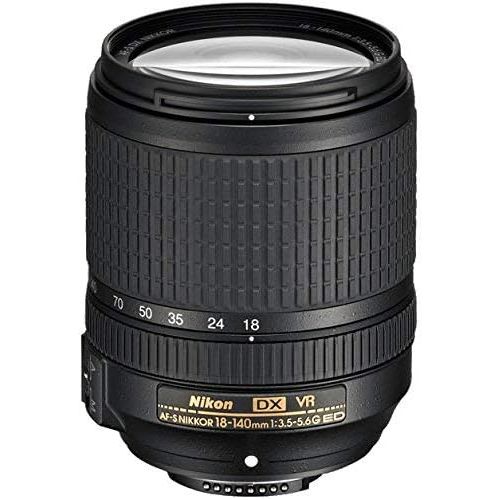  Amazon Renewed Nikon AF-S DX NIKKOR 18-140mm f/3.5-5.6G ED Vibration Reduction Zoom Lens with Auto Focus for Nikon DSLR Cameras (Renewed)