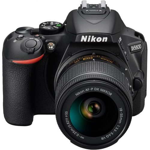  Amazon Renewed Nikon D5600 Digital SLR Camera & 18-55mm VR DX AF-P Lens - (Renewed)