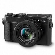 Amazon Renewed Panasonic Lumix LX100 II Large Four Thirds 21.7 MP Multi Aspect Sensor 24-75mm Leica DC VARIO-SUMMILUX F1.7-2.8 Lens Wi-Fi and Bluetooth Camera with 3in LCD, Black (DC-LX100M2) (Re