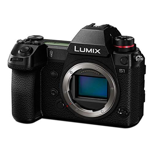  Amazon Renewed Panasonic LUMIX S1 Full Frame Mirrorless Camera with 24.2MP MOS High Resolution Sensor, L-Mount Lens Compatible, 4K HDR Video and 3.2” LCD - DC-S1BODY (Renewed)