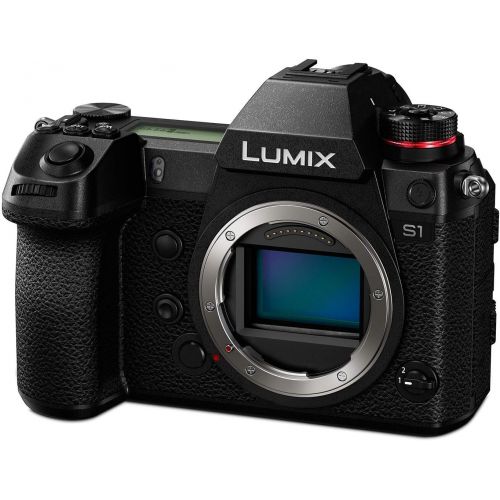  Amazon Renewed Panasonic LUMIX S1 Full Frame Mirrorless Camera with 24.2MP MOS High Resolution Sensor, L-Mount Lens Compatible, 4K HDR Video and 3.2” LCD - DC-S1BODY (Renewed)