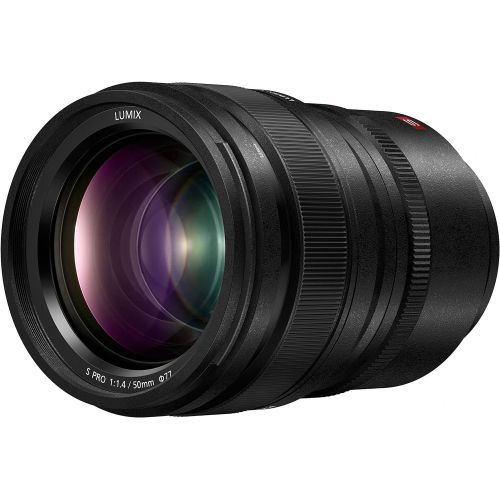  Amazon Renewed Panasonic LUMIX S PRO 50mm F1.4 Lens, Full-Frame L Mount, Leica Certified, Dust/Splash/Freeze-Resistant for Panasonic LUMIX S Series Mirrorless Cameras - S-X50 (USA) (Renewed)