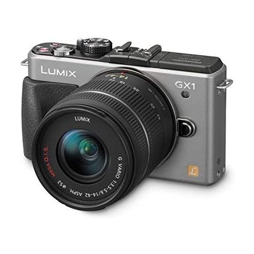  Amazon Renewed Panasonic Lumix DMC-GX1 16 MP Micro 4/3 Mirrorless Digital Camera with 3-Inch LCD Touch Screen and 14-42mm Zoom Lens (Silver) (Renewed)