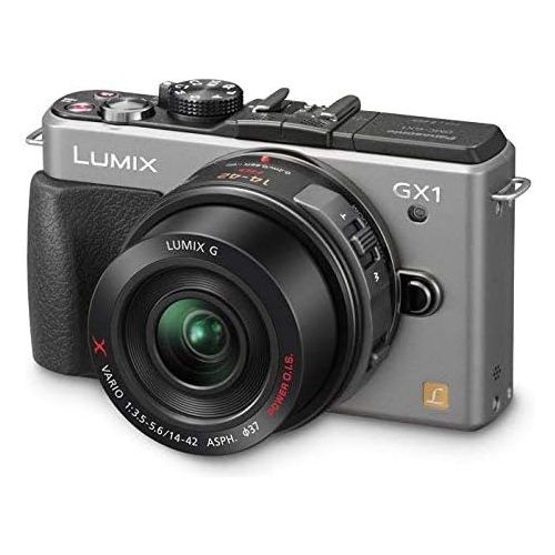  Amazon Renewed Panasonic Lumix DMC-GX1 16 MP Micro 4/3 Mirrorless Digital Camera with 3-Inch LCD Touch Screen and 14-42mm Zoom Lens (Silver) (Renewed)